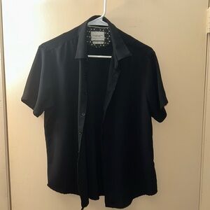 Black button up shirt